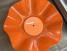 Record Bowl - Upcycled and Repurposed ORANGE Bowl - Frank Ocean Channel Orange
