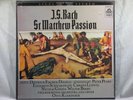 Bach - St. Matthew Passion - Klemperer, Philharmonia 5LP Box Set Angel 3599 E/L