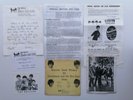 THE BEATLES UK FAN CLUB CHRISTMAS FLEXI RECORD 1963 & SIX INSERTS