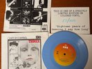 U2 -Three:Out Of Control- Very Rare CBS Irish Blue Vinyl 7