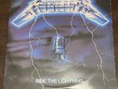 METALLICA Ride the Lightning '84 ORIGINAL US SILVER    label 1st press LP