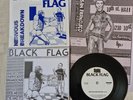 BLACK FLAG - NERVOUS BREAKDOWN / FIX ME / WASTED + SPARE SLEEVE SST LABEL PUNK