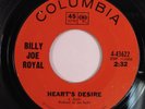 Northern Soul 45 BILLY JOE ROYAL Heart's Desire COLUMBIA HEAR b