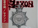 SAXON STRONG ARM OF THE LAW CARRERE P10971G Japan OBI INSERT VINYL LP