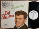 RUNAWAY WITH DEL SHANNON ORIG '61 MONO WHITE LABEL PROMO US BIG TOP FIRST PRESS
