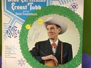 Signed Vinyl Of Ernest Tubb Blue Christmas With The Texas Troubadours