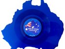 EX/EX Men At Work Down Under Australia Shaped Vinyl Picture Pic Disc 1984
