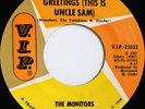 The Monitors - Greetings (This Is Uncle Sam) / Number One In Your Heart, 7