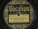 BUMBLE BEE SLIM: cold-blooded murder / sail on little girl no. 2 VOCALION Single
