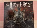 All Out War Into the Killing Fields LP RED & BLACK SMOKE VINYL 2010 USED