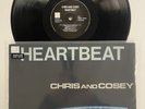 Chris and Cosey Heartbeat LP Vinyl Record NM/EX Rare 1990 EU Reissue Exp Synth