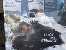 DAVID GILMOUR LUCK AND STRANGE BLUE VINYL LP W/ BOOK LIMITED
