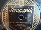 CHARLIE MCCOY WALTER VINSON SHEIKS BRUNSWICK 7156 BLUES 78 rpm E-/V+ *HEAR*