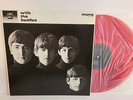 With the Beatles EAS-70131 Mono Japanese Pressing Red Vinyl  Insert Excellent