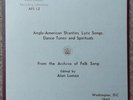 Anglo-American Shanties, Lyric Songs, Dance Tunes & Spirituals, 12