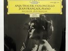 ANJA THAUER ⸺ REGER suite for cello no.3, FRANCAIX ⸺ DGG SLPM 138990 orig LP NM