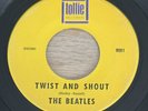 Beatles Twist And Shout Tollie 9001 45rpm Yellow Label Purple Logo Bold  (1964)