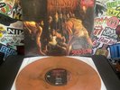 SKID ROW Slave To The Grind VG++ ORANGE/BLACK MARBLE VINYL W/HYPE STICKER