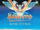 HAWKWIND SONIC ATTACK - BLUE VINYL LP  & 7 