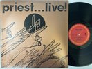 JUDAS PRIEST - Priest...Live  LP (1st US Issue on COLUMBIA w/Embossed Cover) M--