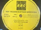 AC↯DC/DEF LEPPERD - BBC IN CONCERT TRANSCRIPTION LP - CN2647/S - GREAT COPY