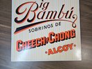 Cheech and Chong   1972 Big Bambu Vinyl LP WITH Rolling Paper ODE SP 77014