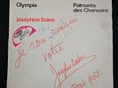 Vinyl LP JOSEPHINE BAKER Olympia Songs Awards Signed Autograph