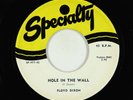 Blues R&B 45 - Floyd Dixon - Hole In The Wall - Specialty