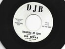 ROCKABILLY TEEN bw TEEN 45 - JIM EDGAR - TREASURE OF LOVE - HEAR- 1964 PROMO DJB