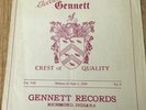 Three  GENNETT (1930 ) , OKEH (1932) BRUNSWICK (1934) catalog supplements 78 rpm