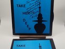 2X CHIEF TOMMY COX TAKE HER DEEP NAVY PRIVATE RECORD ALBUM VINYL LP 1X SIGNED