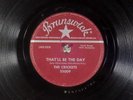 78 RPM -- Buddy Holly and The Crickets, Brunswick 55009, V+/EE- Rock 'n' Roll