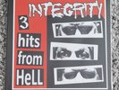 Integrity/Psywarfare Split Black Vinyl Test Pressing - Misfits 3 Hits From Hell