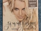 Britney Spears Femme Fatale Clear/Gold & White Splatter Colored Vinyl LP RARE