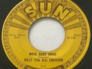 SUN 214 BILLY (The Kid) EMERSON Move Baby Move w PUSHMARKS 1955 E /E+