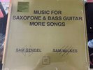 Sam Gendel/Wilkes: Music for Saxofone & Bass Guitar More Songs LP SEALED, Beige