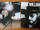 2 Hank Williams Jr Vinyl LPs - The Pressure Is On, Whiskey Bent and Hell Bound