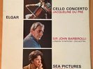 DU PRE Elgar Cello Concerto Barbirolli  UK HMV ASD 655 STEREO 1965 LP  RARE  NM-