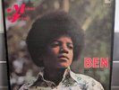 MICHAEL JACKSON  BEN 1972 UK 1st VINYL LP STML 11220 A1/B1 TEXTURED SLEEVE VG/VG