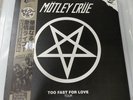 motley crue --too fast for love   - - LP' - white vinyl