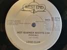 Love Club - Hot Summer Nights - OG 1983 Single - Rare Boogie Funk - VG+