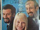 Peter, Paul and Mary signed -A Song Will Rise- vinyl, 33 ,  original hand signed