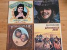VTG Vinyl Records (4) Willie Nelson and Waylon, Johnny Cash, Hank Williams Jr.