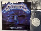 METALLICA Ride The Lightning 1984 1st PRESS Megaforce VG+/++ GREAT PLAYER