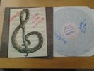 CRAWLER SNAKE RATTLE & ROLL 1ST UK PRESS LP FULLY SIGNED. promo-cut out