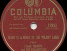 FRANK SINATRA Jesus Is A Rock In The Weary Land (Original US 10inch) * Misprint
