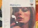 HAND SIGNED Taylor Swift Midnights Moonstone Blue Marbled Vinyl Autograph Insert