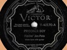 RARE OLD-TIME COUNTRY 78 Fiddlin' Jim Pate (Victor V-40170) (1929) TX fiddling