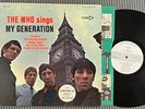 THE WHO Sings My Generation 1967 DECCA ORIG.1st PRESS.WHITE LABEL PROMO CLEAN