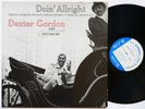 DEXTER GORDON Doin' Allright LP BLUE NOTE BST 84077 US 1966 NY RVG Horace Parlan